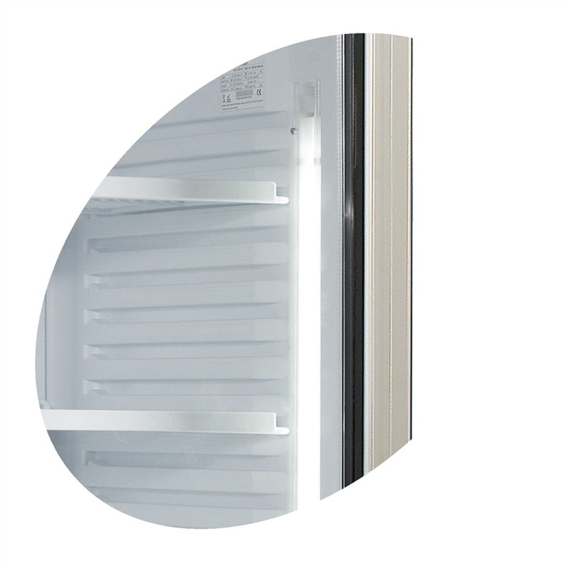 Tefcold display kjøleskap hvit 209 cm FSC1450