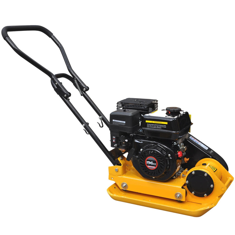 Gardentec vibroplate komprimeringsmaskin 86kg 196cc