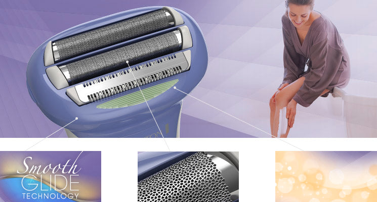 Remington Ladyshaver WDF5030 oppladbar hvit/lilla 275030