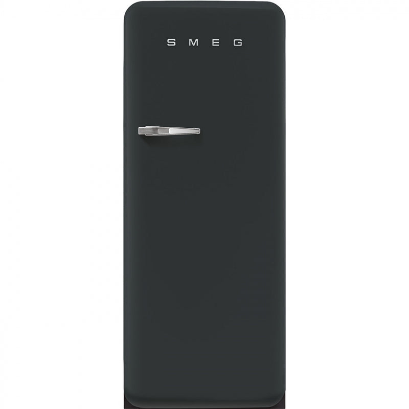 Smeg kjøleskap med innebygd frys 153 cm i black velvet FAB28RDBL
