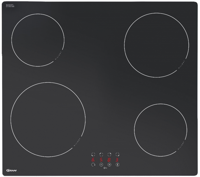 Gram keramisk platetopp 60 cm KK 6400-90