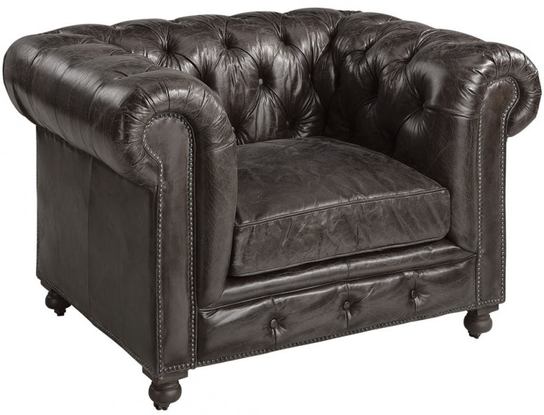 ARTWOOD KENSINGTON Armchair Leather Fudge