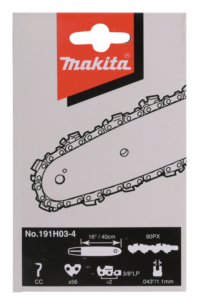 Makita Sagkjede: 56 ledd, 3/8, 1,1 mm, 16"/400 mm 191H03-4