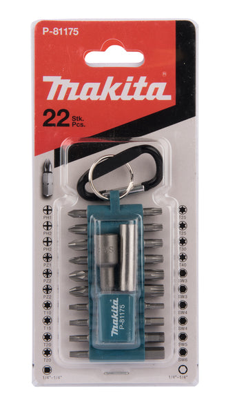 Makita Bitsett 22 Deler