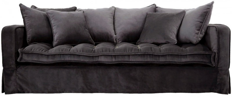 Artwood GREENWICH Velvet Iron grey  Sofa 3 seter