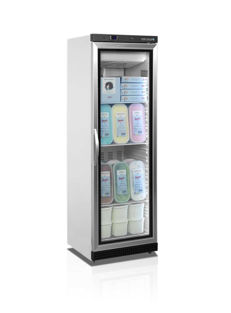 Tefcold Display Fryseskap, Hvit - UF400VG