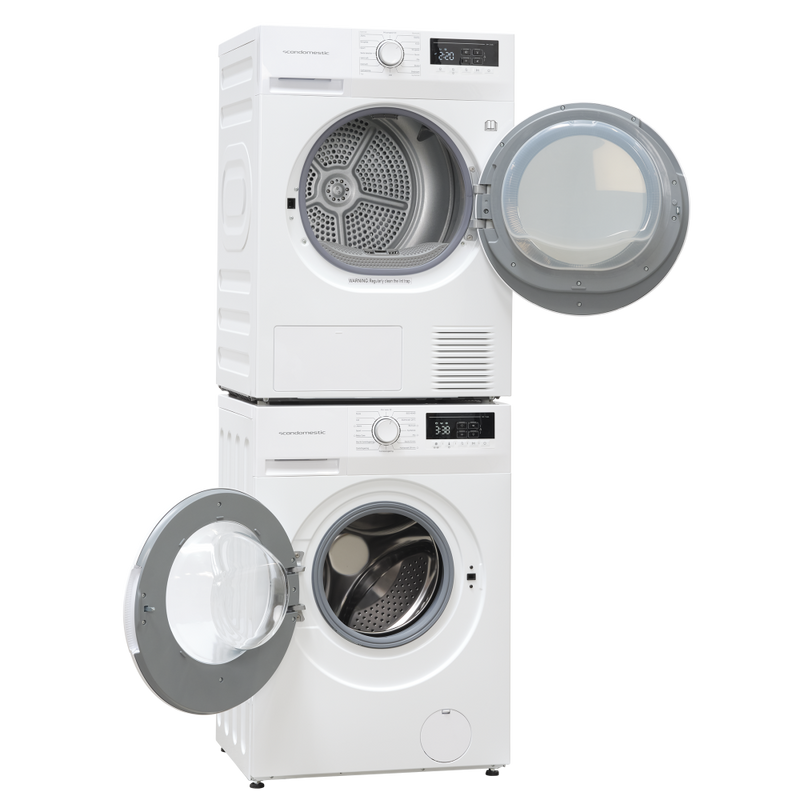 Scandomestic tørketrommel hvit 8kg 60 cm TDH28WE