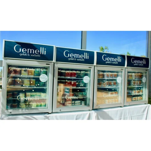 Tefcold dipslay fryseskap Hvit UF100GCP