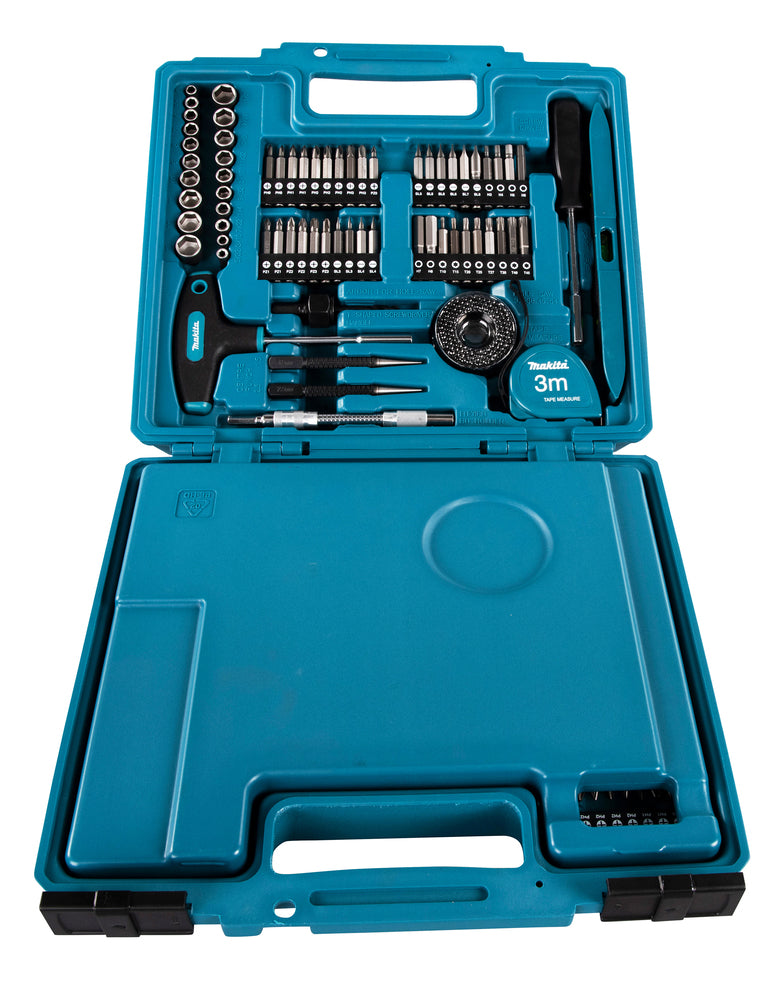 Makita Bor- og bitssett 212 deler E-06270
