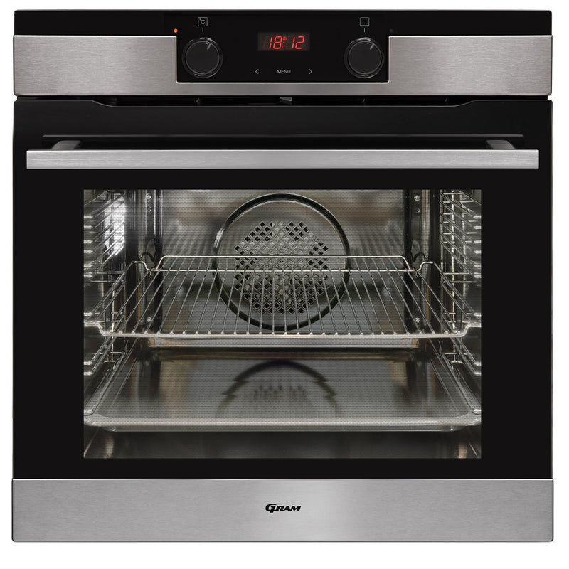 Gram innbyggingsovn i EasyOff Steel IO 20642-92 X