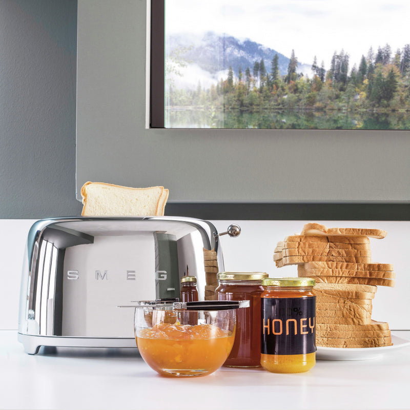 Smeg brødrister krom TSF01SSEU