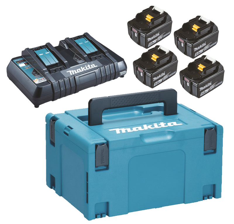 Makita batterisett 4 X 18V 5.0AH 197626-8