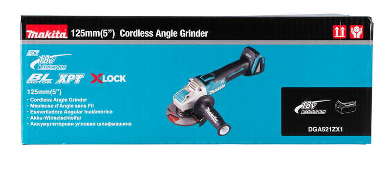 Makita vinkelsliper LXT ® DGA521ZX1