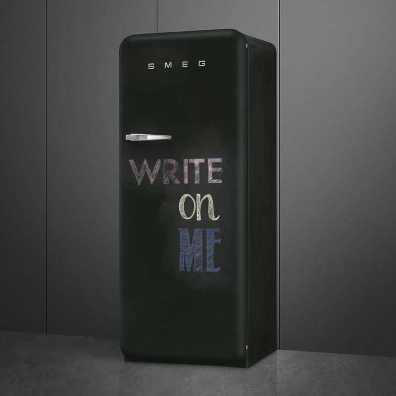 Smeg kjøleskap med innebygd frys black board/tavle FAB28RDBB5