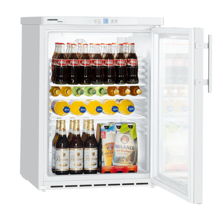 Vibocold frittstående display kjøleskap kompakt hvit 83 cm FKUV 1613