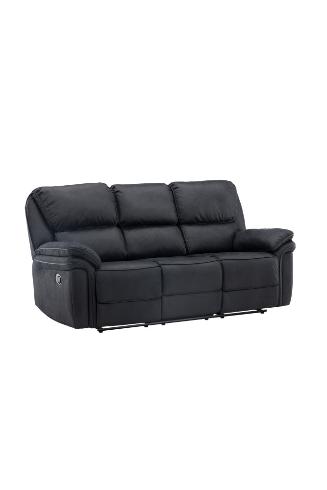 Venture Saranda Recliner 3-seter sofa Svart