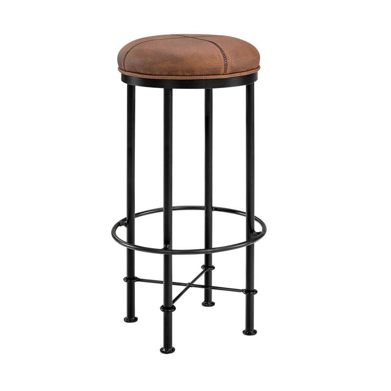 Artwood Barstol EVAN i lysebrunt matt skinn 04-95112