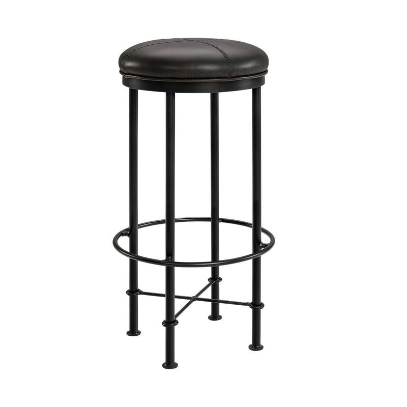 Artwood Barstol EVAN lær svart taupe 04-95119