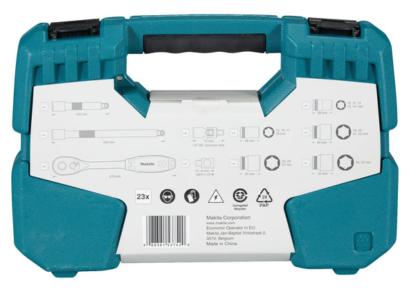 Makita SKRALLESETT 10-32MM 1/2" B-65589