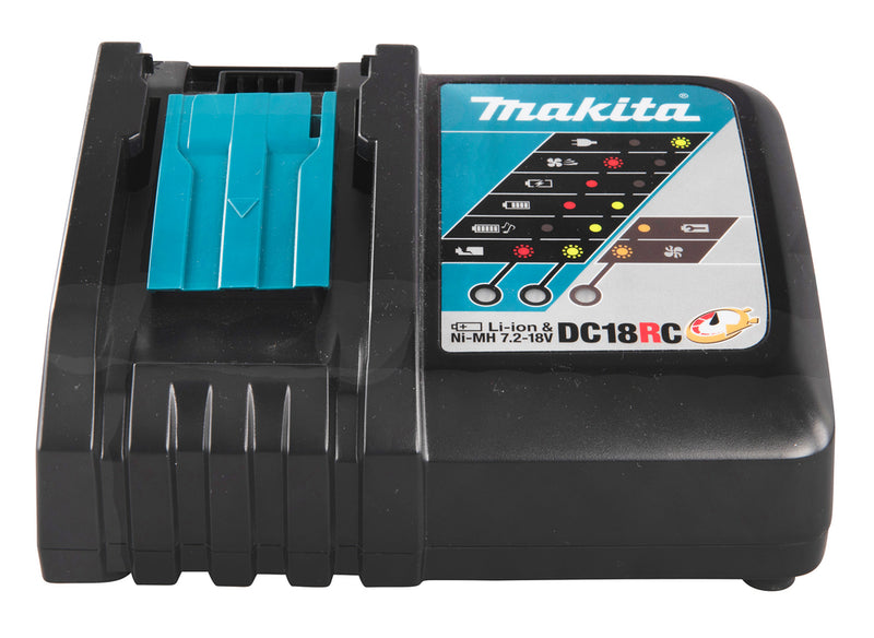 Makita slagbormaskin med 2 stk 5,0Ah batteri og lader LXT® DHP486RTJ