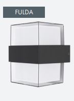 Vegglampe utendørs Fulda 24783