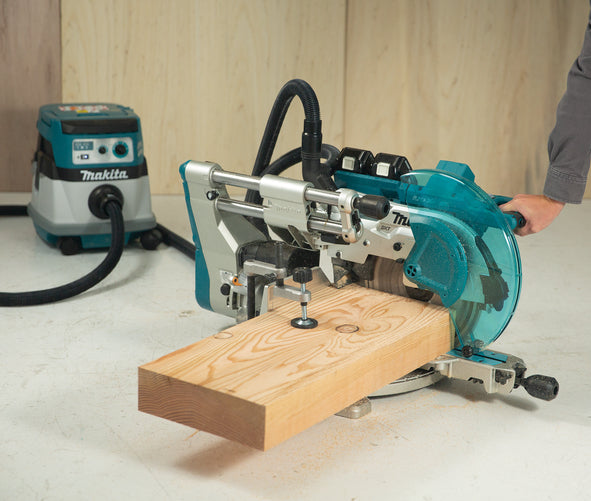 Makita kapp-/gjærsag 2x18v 305mm dls211zu aws bl-m