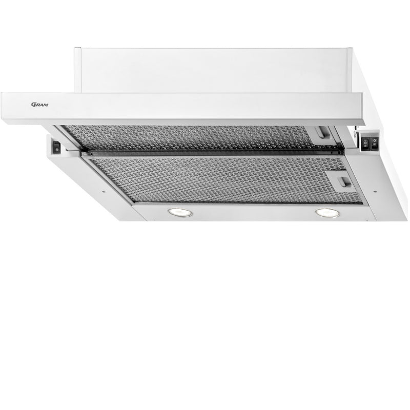 Gram Uttrekksventilator hvit 60 cm EFU 604-90