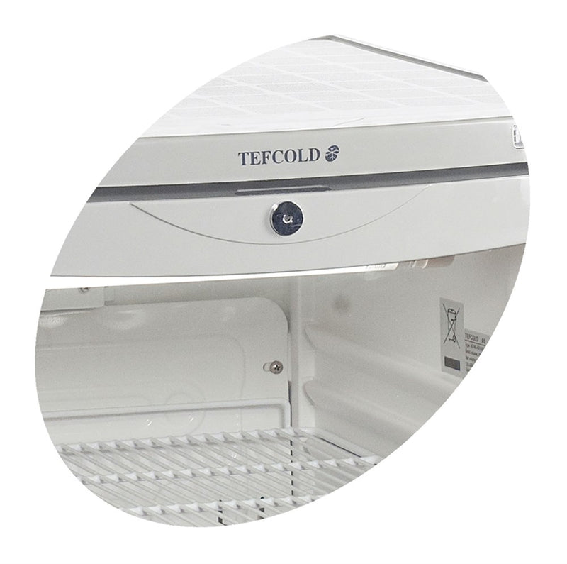 Tefcold display kjøleskap hvit 77 cm BC85