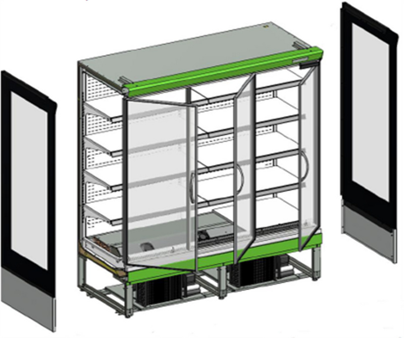Tefcold Multideck kjøler for supermarked EXTRA1875CD