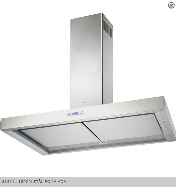 Silverline Ventilator Fritthengende Stål  ROMA ADA SL 4114-2 RF