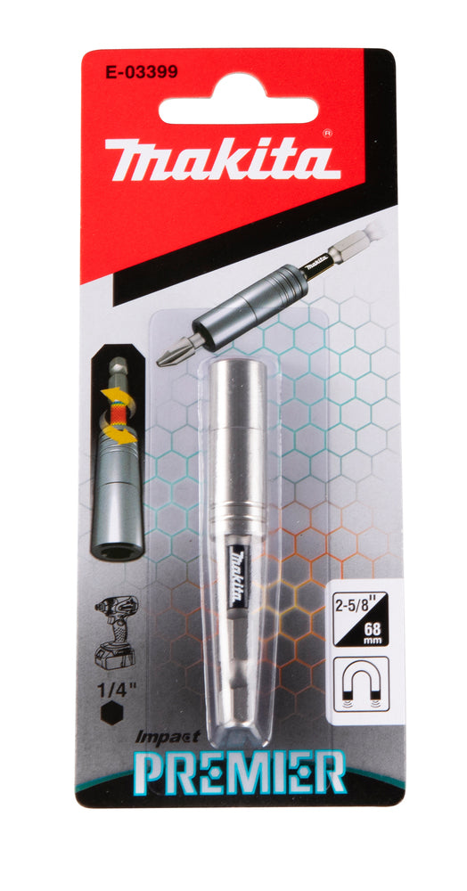 Makita impact premier bitsholder, 68 mm, 1/4" E-03399