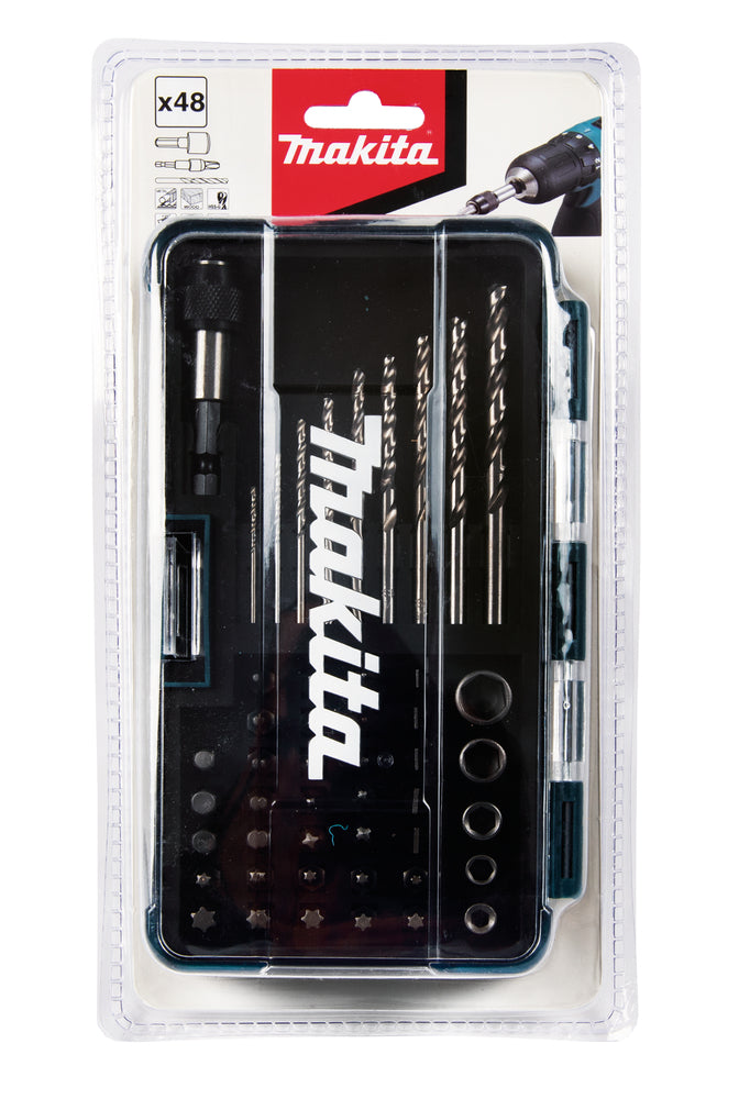 Makita bor - og bitssett B-36192