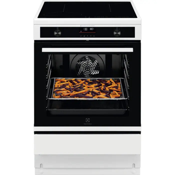 Electrolux komfyr induksjon hvit LKI6489NOW