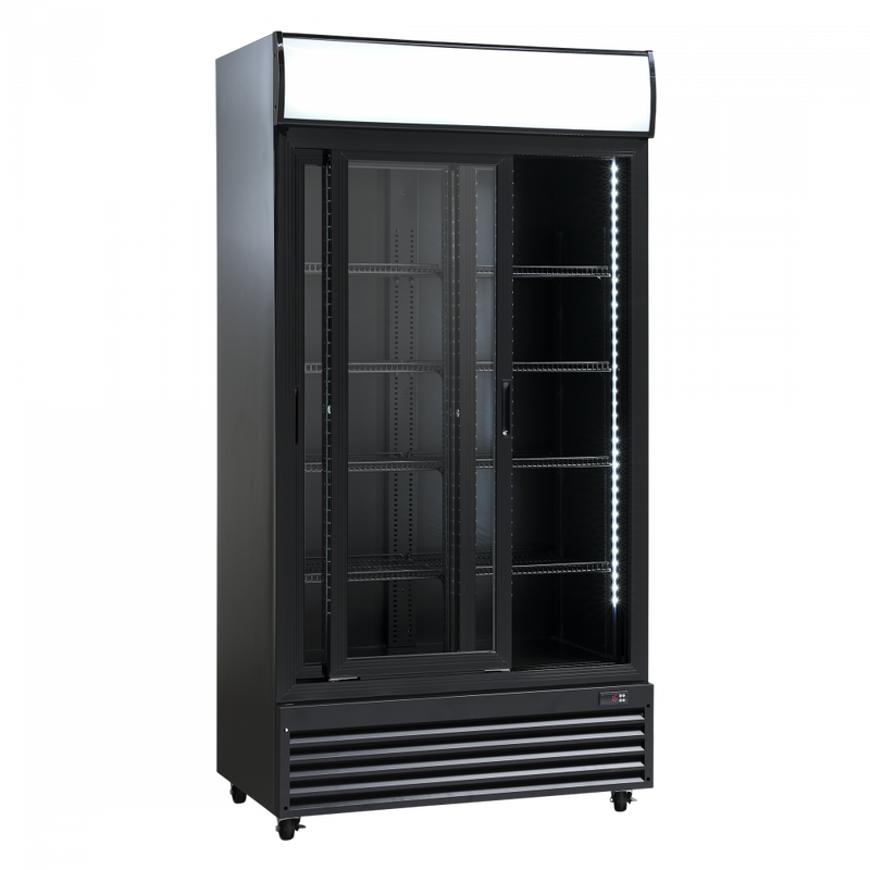 Scandomestic display kjøleskap 202 cm SD 802 BSLE