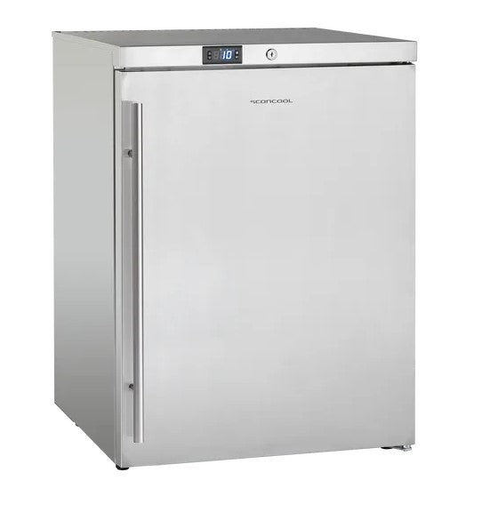 Scandomestic lager fryseskap i rustfritt stål SF 115 X