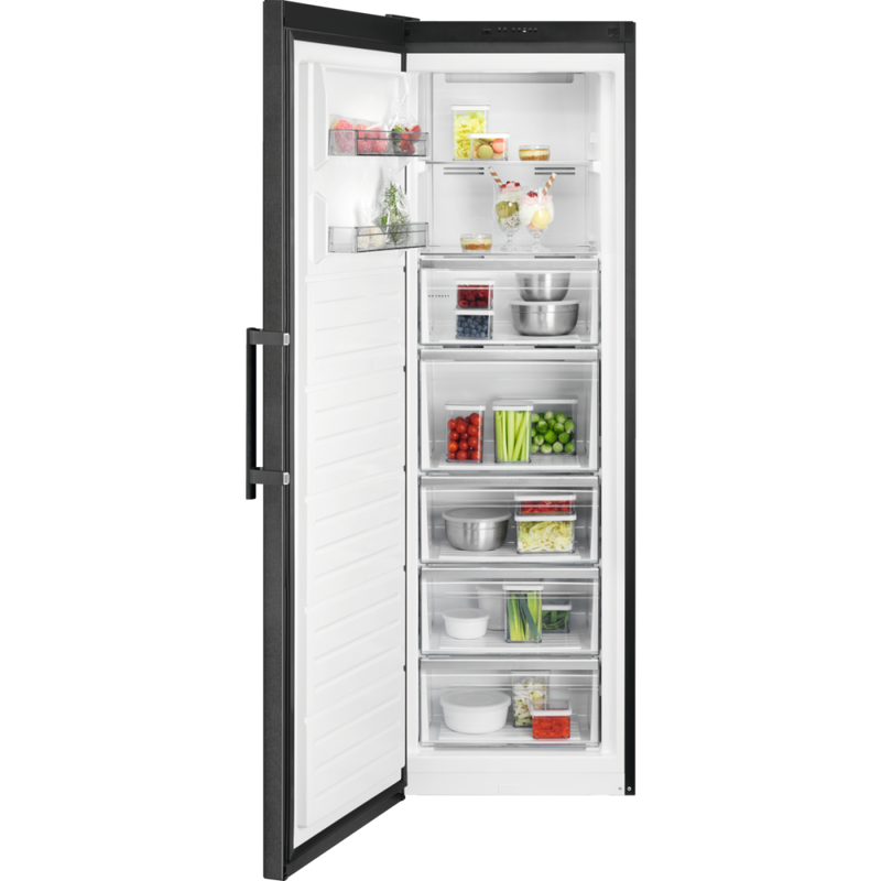 AEG 7000 frittstående fryseskap NoFrost sort 186 cm OG7NA281EB 922717326