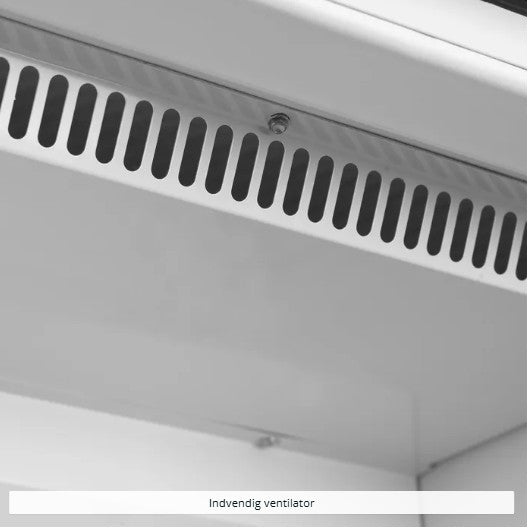 Tefcold lager kjøleskap i rustfritt stål UR200X1 85,5 cm