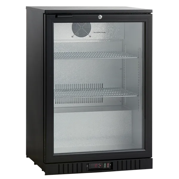 Scandomestic Backbar / Bar kjøleskap i svart SC 141 HE