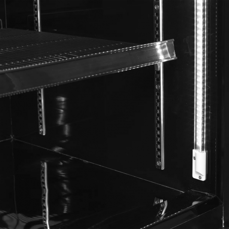 Tefcold display kjøleskap 2 dører sort 200 cm Atom Maxi C2DBB