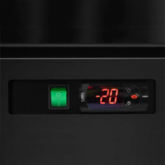 Tefcold display fryseskap, sort - Atom Maxi F1DB