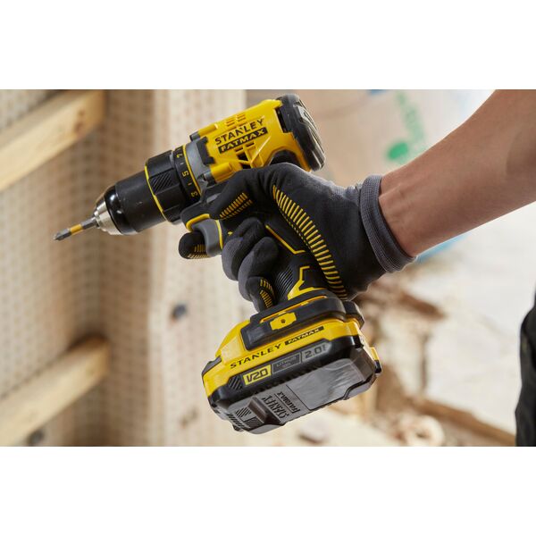 Stanley Fatmax drill 18V 13mm 2batt SFMCD720D2K-QW