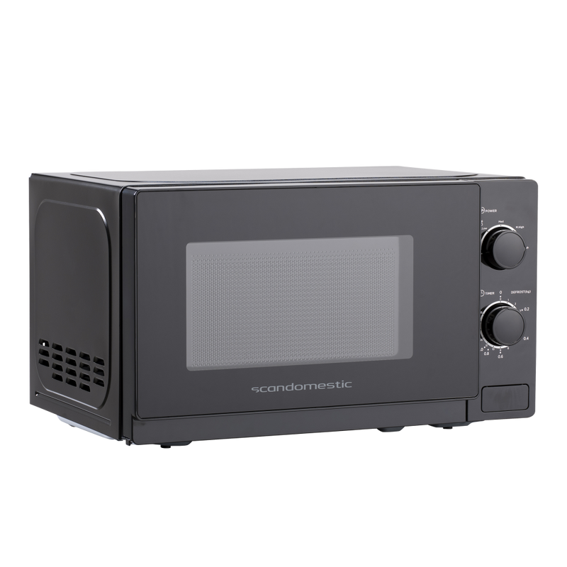 Scandomestic mikrobølgeovn sort 700W MWS20B
