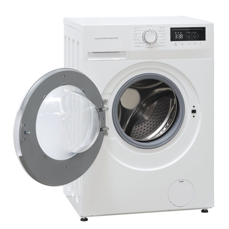 Scandomestic vaskemaskin hvit 60 cm 8 kg WMF2408WA