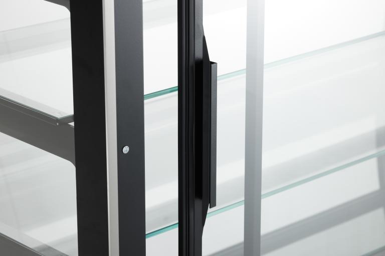 Vibocold kjøledisk Oslo kurvet sort 137 cm OSC 140C NEW