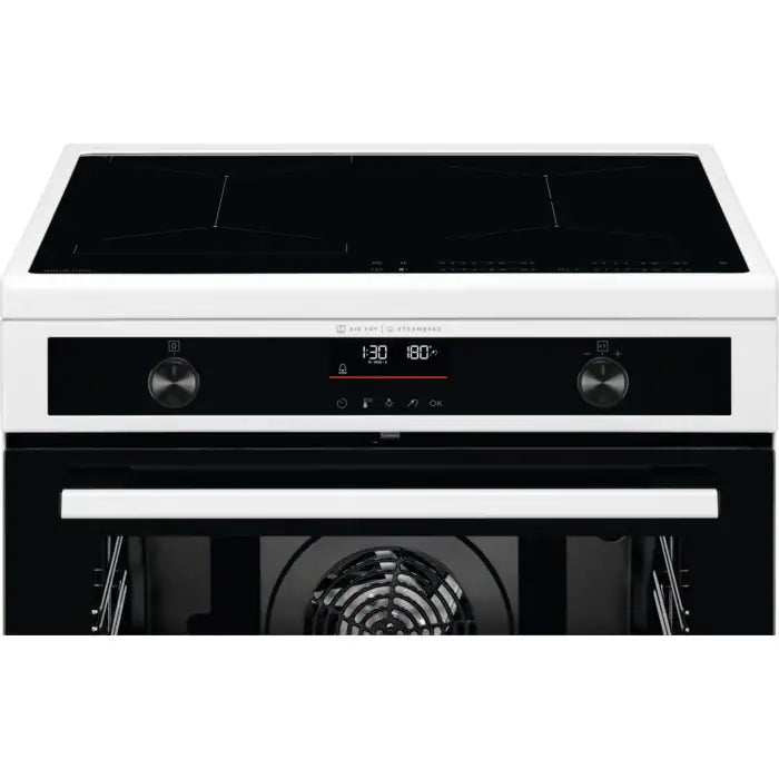 Electrolux komfyr induksjon hvit LKI6489NOW