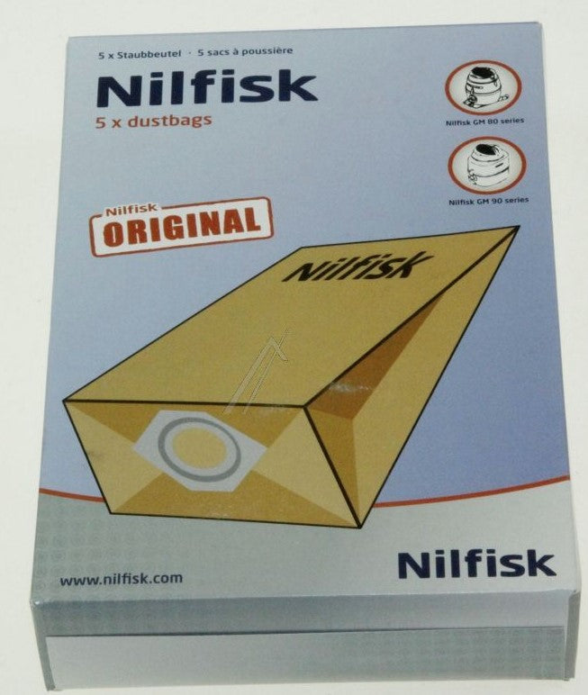 Nilfisk støvposer 5 stk til GM80 støvsuger