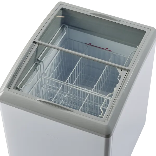 Scandomestic iskrem fryseboks i hvit 137 L IC155D