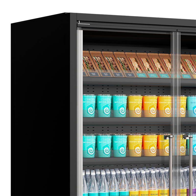 Tefcold Galaxy+ GP20FGD Black displaykjøleslap