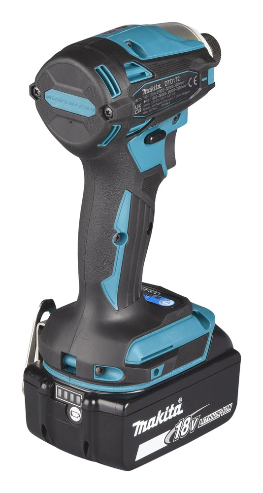 MAKITA SLAGSKRUTREKKER LXT 1/4" DTD172Z 18V