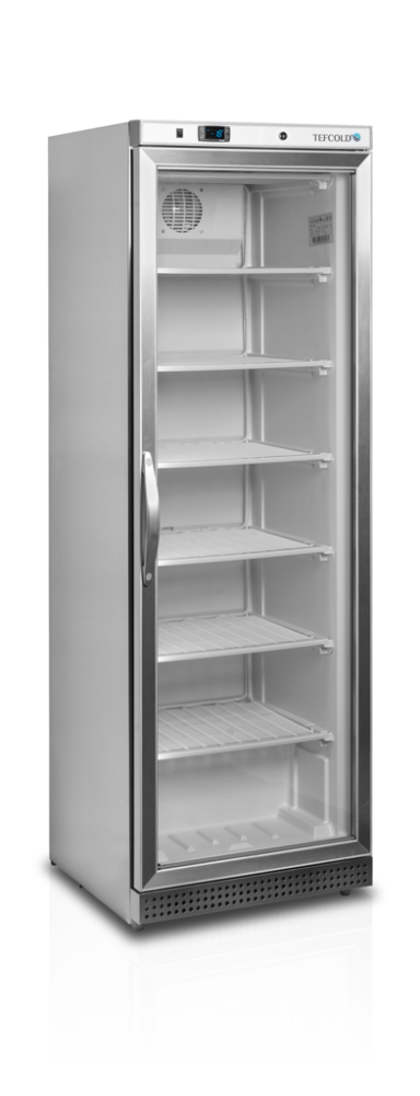 Tefcold Display Fryseskap, Rustfritt stål - UF400SG